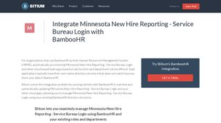 
                            9. Minnesota New Hire Reporting - Service Bureau Login BambooHR