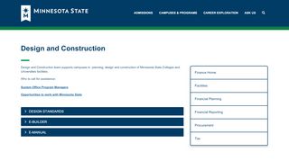 
                            11. Minnesota State - Design and Construction