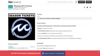 
                            13. Minnesota Whitecaps 2018-19 Season Tickets 10/06/18