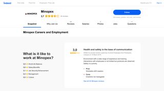 
                            4. Minopex Careers and Employment | Indeed.co.za