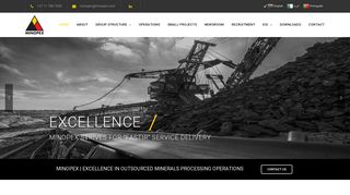 
                            2. Minopex – Excellence in outsourced minerals processing operations