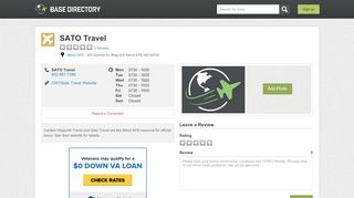 
                            12. Minot AFB Directory - SATO Travel - Base Directory