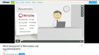 
                            7. Mint beszerző a Mercateo-val együttműködni on Vimeo