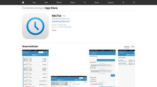 
                            8. MinTid i App Store - iTunes - Apple