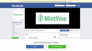 
                            12. Mintvine Surveys - Home | Facebook