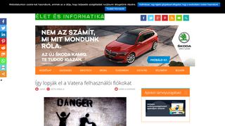 
                            5. [-] mínuszos.hu | Így lopják el a Vatera felhasználói fiókokat