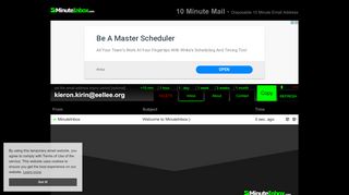 
                            4. MinuteInbox | 10 Minute Mail Address