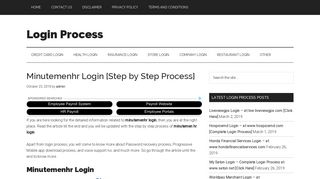 
                            4. Minutemenhr Login [Step by Step Process]