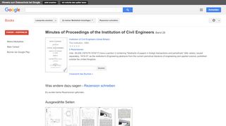 
                            10. Minutes of Proceedings of the Institution of Civil Engineers