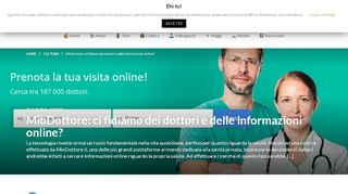 
                            12. MioDottore: ci fidiamo dei dottori e delle informazioni online ...