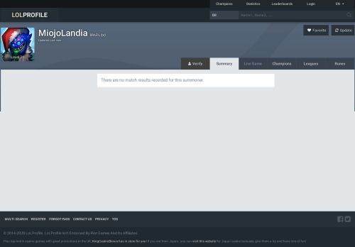 
                            4. MiojoLandia - Brazil - Summoners - League of Legends - LoLProfile