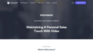 
                            9. Miovision: Maintaining a Personal Sales Touch with Video - Vidyard