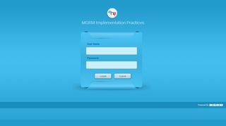 
                            5. MIP :: MGRM Implementation Practices : User Login