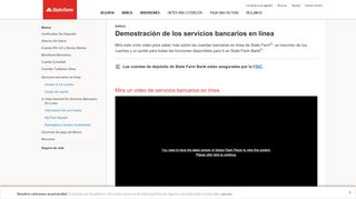 
                            3. Mira videos acerca de los beneficios de cuentas bancarias – State Farm