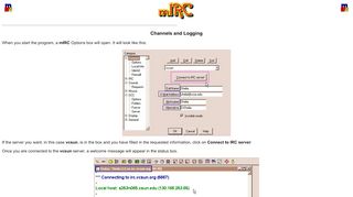 
                            10. mIRC Instructions for Channels and Logging - CSuN
