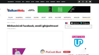 
                            5. Mirësevini në Facebook, vendi i gënjeshtrave! – Balkanweb.com ...