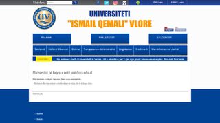 
                            3. Miresevini në faqen e re të univlora.edu.al - Universiteti 