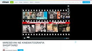 
                            10. MIRESEVINI NE KINEMATOGRAFIA SHQIPTARE! on Vimeo