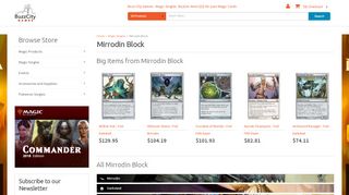 
                            8. Mirrodin Block - Buzz City Games