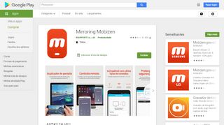 
                            3. Mirroring Mobizen – Apps no Google Play
