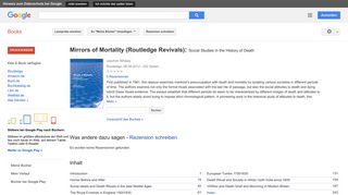 
                            11. Mirrors of Mortality (Routledge Revivals): Social Studies in the ...