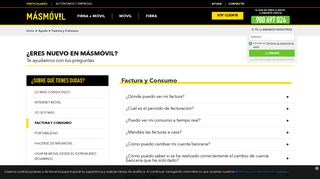 
                            4. Mis facturas y consumo - Ayuda Másmóvil