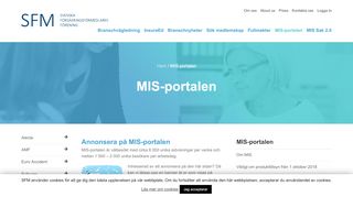 
                            1. MIS-portalen - Svenska försäkringsförmedlares förening