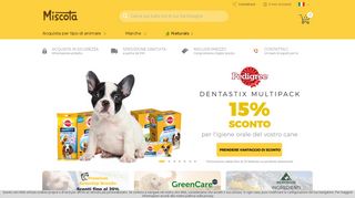 
                            2. Miscota: Negozio online per animali