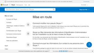 
                            3. Mise en route - Skype Support