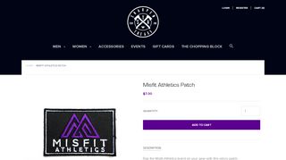 
                            7. Misfit Athletics Patch – Sharpen the Axe