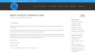 
                            13. MISFIT ATHLETICS TRAINING CAMP | Crossfit Stamford