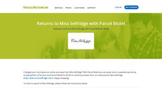 
                            6. Miss Selfridge | Parcel Motel