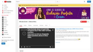 
                            5. Missão Enem - Débora Ribs - YouTube