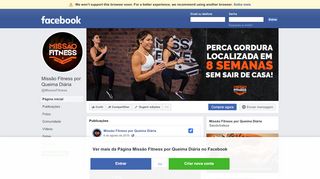 
                            8. Missão Fitness por Queima Diária - Página inicial | Facebook