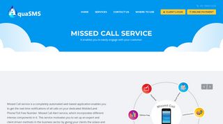 
                            12. Missed Call - AquaSMS - Smart SMS Solution
