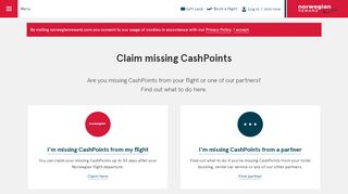 
                            5. Missing CashPoints | Norwegian Reward