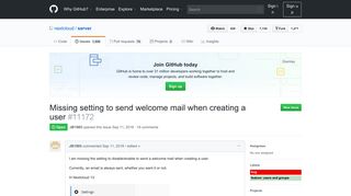 
                            3. Missing setting to send welcome mail when creating a user · Issue ...