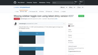 
                            3. Missing sidebar toggle icon using latest shiny version · Issue #297 ...