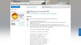 
                            5. Missing vb 6 controls? - MSDN - Microsoft