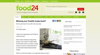 
                            9. Missing your food24 recipe book? | Food24