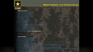 
                            7. Mission Command - Army Warfighting Manuals