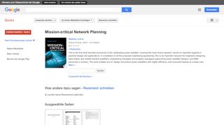 
                            11. Mission-critical Network Planning