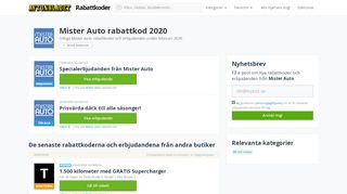 
                            6. Mister Auto rabattkod - Spara pengar i februari 2019 - Aftonbladet