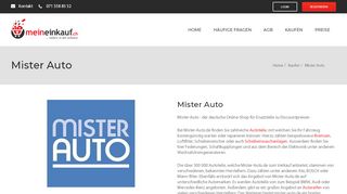 
                            7. Mister Auto Schweiz: MeinEinkauf.ch