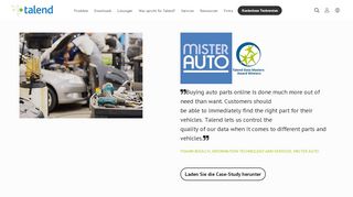 
                            9. Mister Auto - Talend Real-Time Open Source Data Integration Software