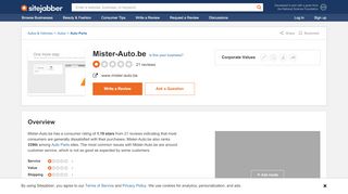 
                            8. Mister-Auto.be Reviews - 17 Reviews of Mister-auto.be | Sitejabber