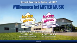 
                            1. Mister Music Schramberg - Serivce & Know How für Musiker