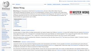 
                            3. Mister Wong – Wikipedia