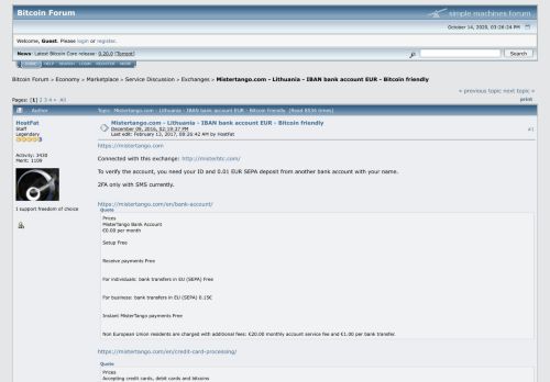 
                            7. Mistertango.com - Lithuania - IBAN bank account EUR - Bitcoin ...