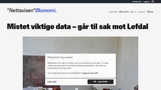 
                            6. Mistet viktige data – går til sak mot Lefdal - Nettavisen